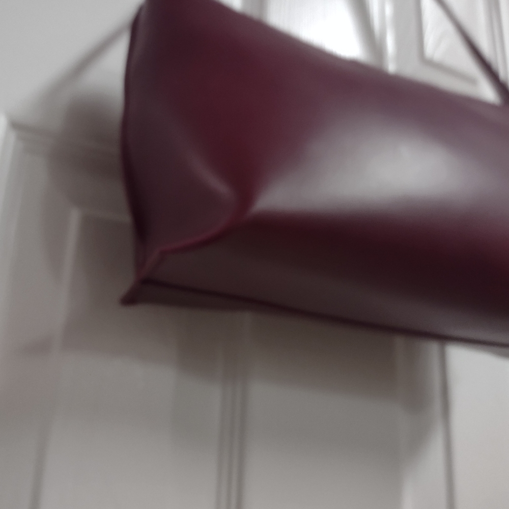 Furla Burgundy Leather Bag - Picture 9 of 14